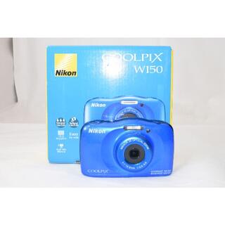 ニコン(Nikon)の綺麗な展示品☆Nikon COOLPIX W150 ブルー☆防水10m・耐衝撃②(コンパクトデジタルカメラ)