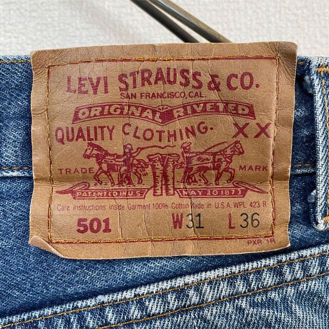 94年製 USA製 LEVI'S リーバイス501 デニムパンツ バレンシア工場