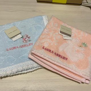 ローラアシュレイ(LAURA ASHLEY)のLAURA ASHLEY タオルハンカチ❀(ハンカチ)