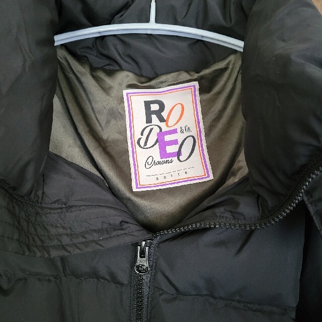 RODEO CROWNS(ロデオクラウンズ)のmooさま専用　ロデオクラウンズ　ダウン　ブラック レディースのジャケット/アウター(ダウンジャケット)の商品写真