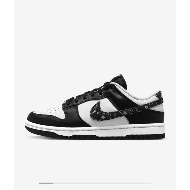 NIKE Wmns Dunk Low 24.5cm ダンク ブラック ペイズリー