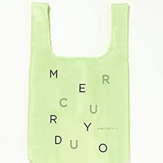 マーキュリーデュオ(MERCURYDUO)のマーキュリーデュオ ライムグリーン色エコバッグ(エコバッグ)