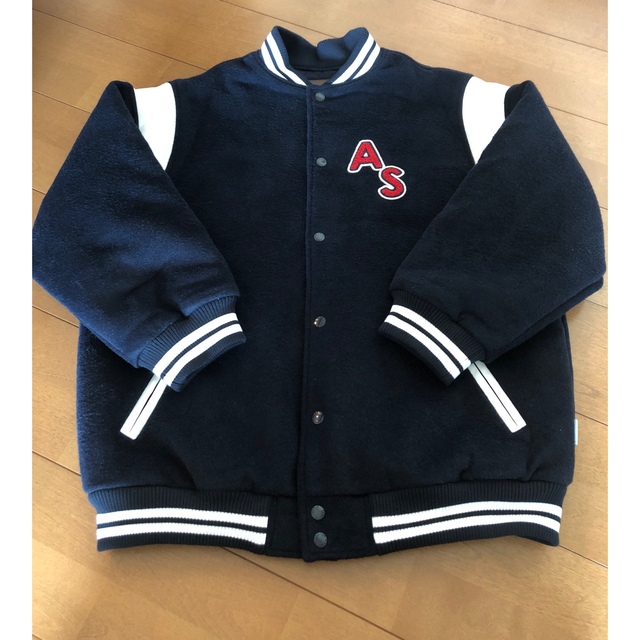 ALEXIA STAM(アリシアスタン)のALEXIA STAM✨Logo Varsity Jacket Navy レディースのジャケット/アウター(スタジャン)の商品写真