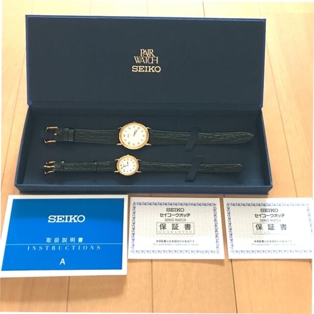 SEIKO(セイコー)の新品未使用　ペアウォッチ　SEIKO セイコー　電池交換済 メンズの時計(腕時計(アナログ))の商品写真