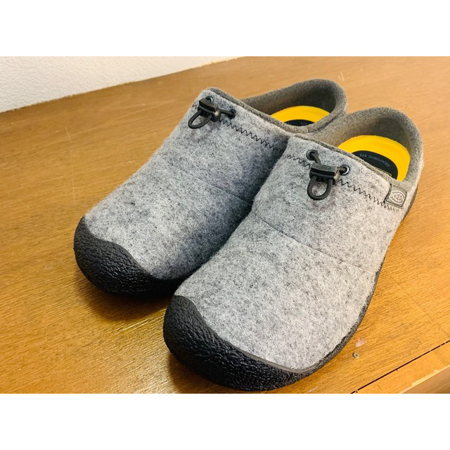 KEEN HOWSER III SLIDE キーン スニーカースリッポン グレー