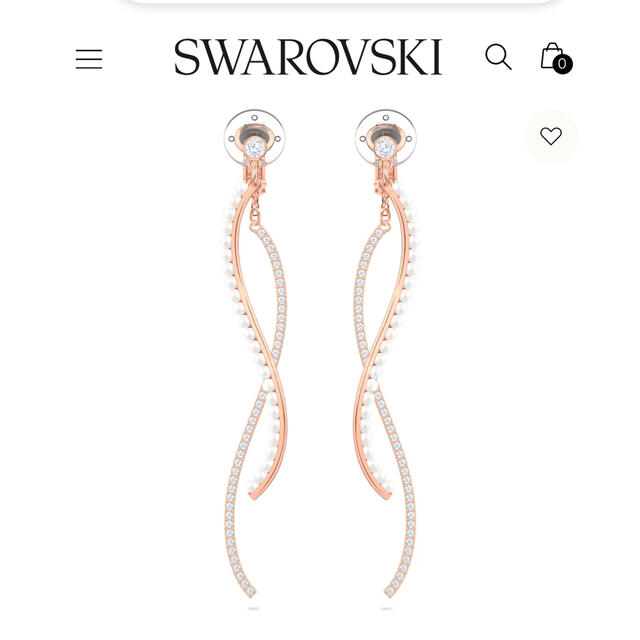 SWAROVSKI Major パールピアス スワロフスキー