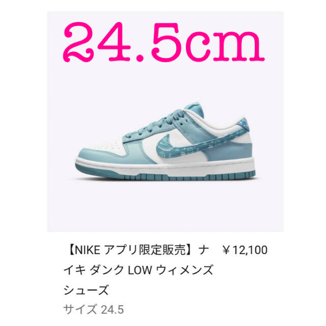 NIKE(ナイキ)のNike WMNS Dunk Low Paisley  レディースの靴/シューズ(スニーカー)の商品写真