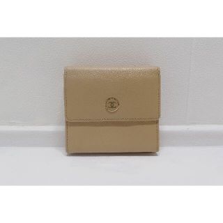 シャネル(CHANEL)の【872】シャネル　ココボタン　Wホック　ミディアムサイズ　財布(財布)