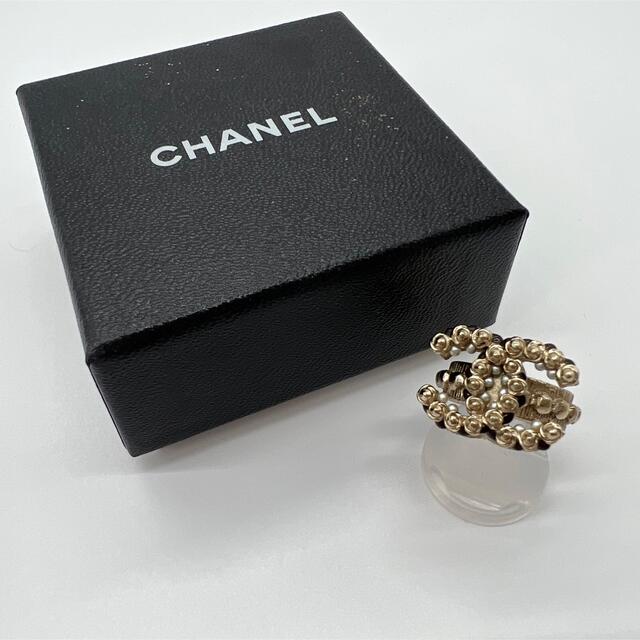 CHANEL シャネル ココマーク ヴィンテージ オールド リング 指輪 #11アクセサリー