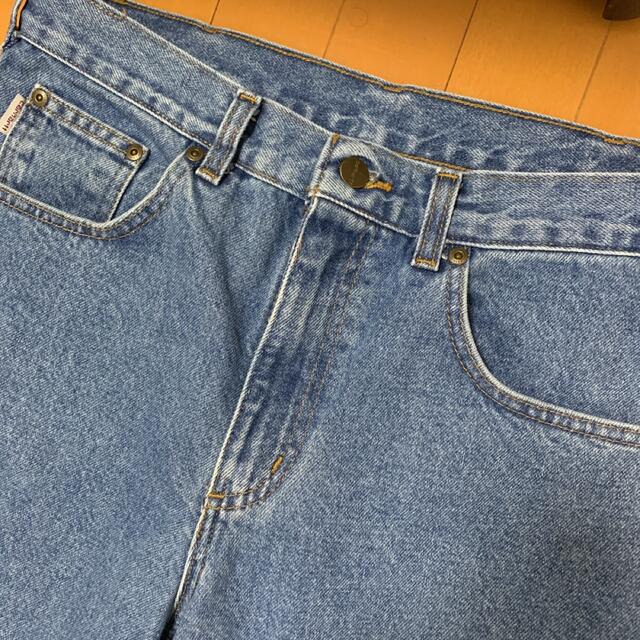 carhartt(カーハート)のcarhartt baggy denim 34×30 カーハート 美品 メンズのパンツ(デニム/ジーンズ)の商品写真