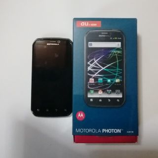 モトローラ(Motorola)の未使用 au MOTOROLA PHOTON ISW11M モトローラ フォトン(スマートフォン本体)