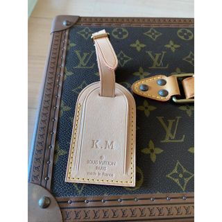 ルイヴィトン(LOUIS VUITTON)のルイヴィトン   ネームタグ　刻印有り　K.M(キーホルダー)