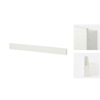 ムジルシリョウヒン(MUJI (無印良品))の無印良品　MUJI 壁に付けられる家具長押88cm　アイボリー(棚/ラック/タンス)