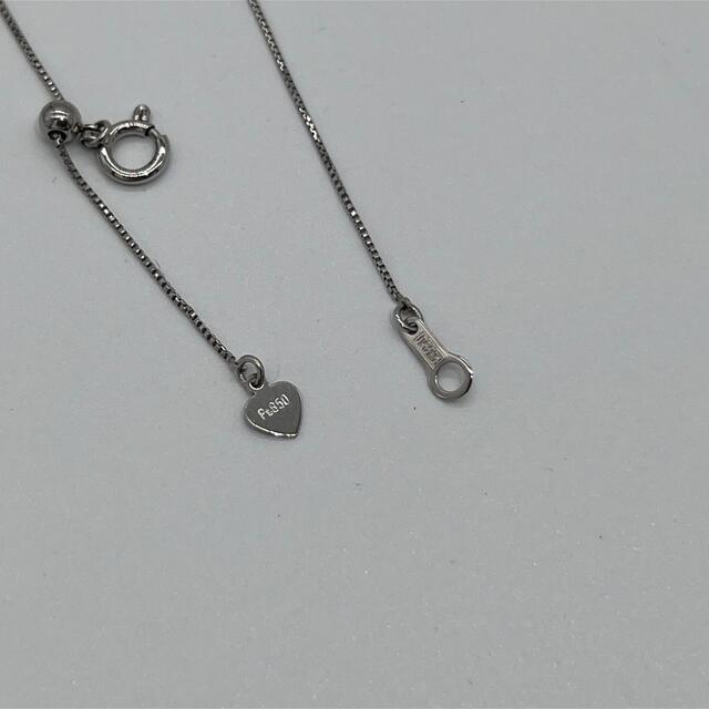 PT スリーストーンダイヤモンド0.50ct ペンダントネックレス