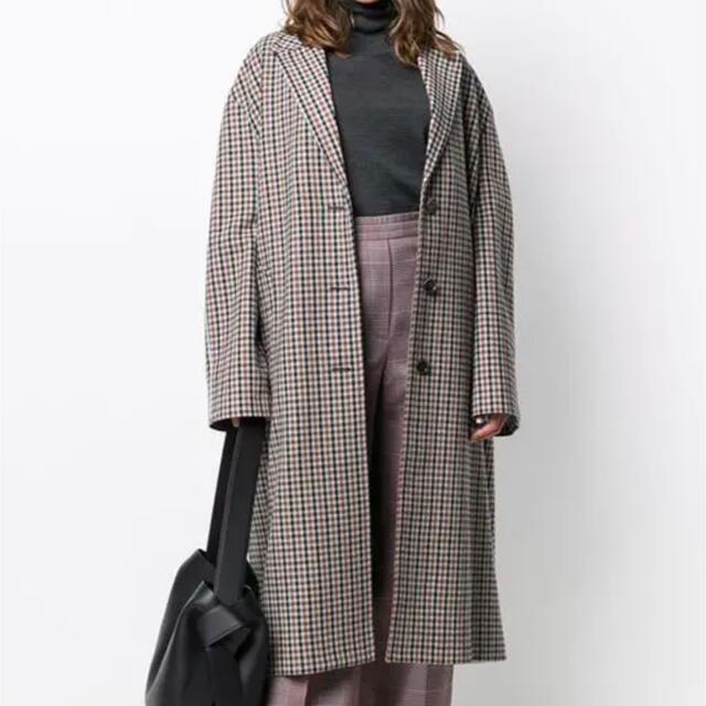 ACNE - アクネストゥディオス チェック ロングコートの通販 by ACNE - アクネストゥディオス チェック ロングコートの通販 by