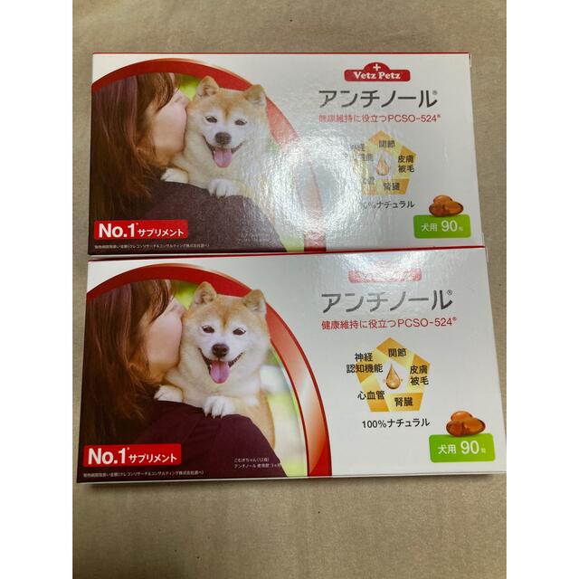 ペット用品アンチノール犬用　90粒×２箱