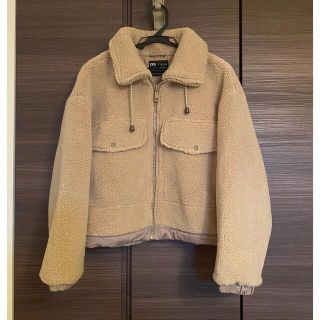 ZARA - zara ボアブルゾン ボアジャケットの通販 by kiyu's shop｜ザラ ...