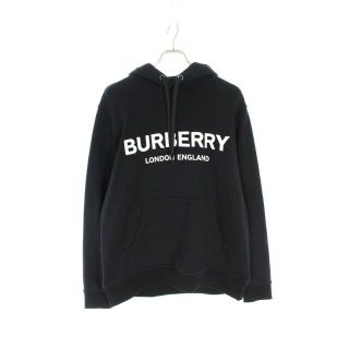 バーバリー(BURBERRY)のバーバリー 20SS 8009509 ロゴプリントプルオーバーパーカー M(パーカー)