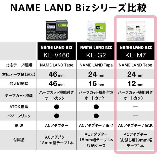 カシオ ラベルライター ネームランドBIZ スタンダードモデル