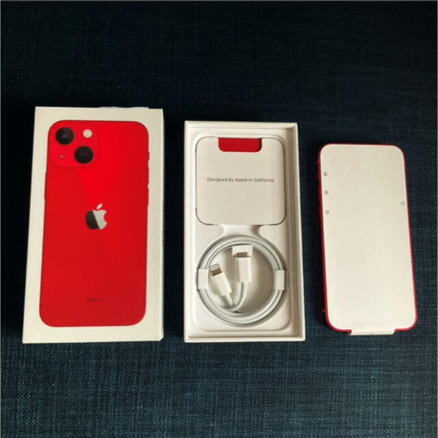 新品未使用　iPhone 13 mini Red 赤 128GB SIMフリー