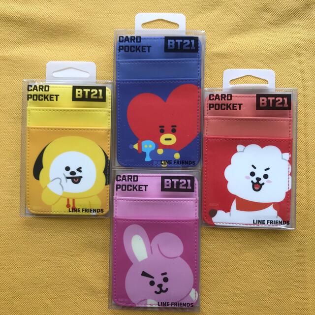 防弾少年団(BTS)(ボウダンショウネンダン)のお値下げ❣️BT21 スマホ　カードポケット　カードケース　RJ エンタメ/ホビーのタレントグッズ(その他)の商品写真