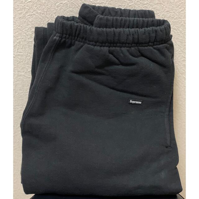 シュプリームSupreme Small Box Sweatpant S Black