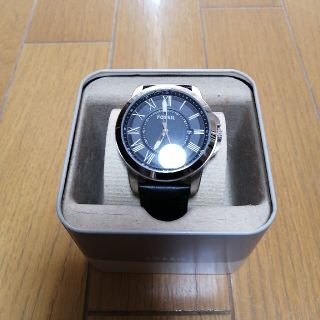 フォッシル(FOSSIL)のFOSSIL FS4745 レザーベルトウォッチ 中古良品(腕時計(アナログ))