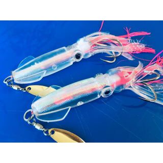 がまかつ - 真鯛釣るなら!【赤ケイムラ糸内蔵イカベイト2個セット スピナー付き】タイラバの通販 by 【釣鈴】すずきまる|ガマカツならラクマ がまかつ - 真鯛釣るなら!【赤ケイムラ糸内蔵イカベイト2個セット スピナー付き】タイラバの通販 by 【釣鈴】すずきまる|ガマカツならラクマ