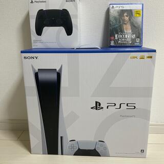 プレイステーション(PlayStation)のPS5 ディスク付き　コントローラセット(家庭用ゲーム機本体)