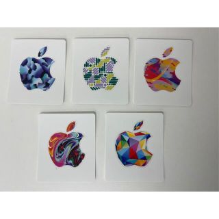 Apple アップル　ステッカー　美品　5枚セット(その他)