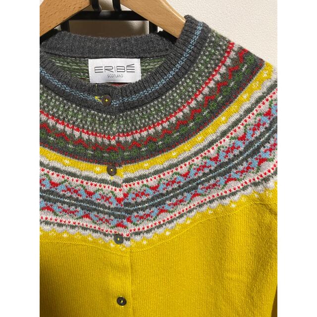 ERIBE】クルーネックショートカーディガン yellow-eastgate.mk