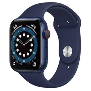 アップルウォッチ(Apple Watch)のApple Watch Series6 ブルー アルミニウム 40mm GPS(腕時計(デジタル))