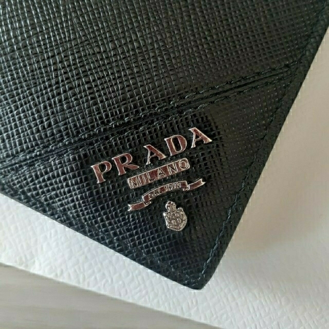 【売約済】プラダ☆PRADA 二つ折り財布 ☆ミニウォレット☆サフィアーノ 7