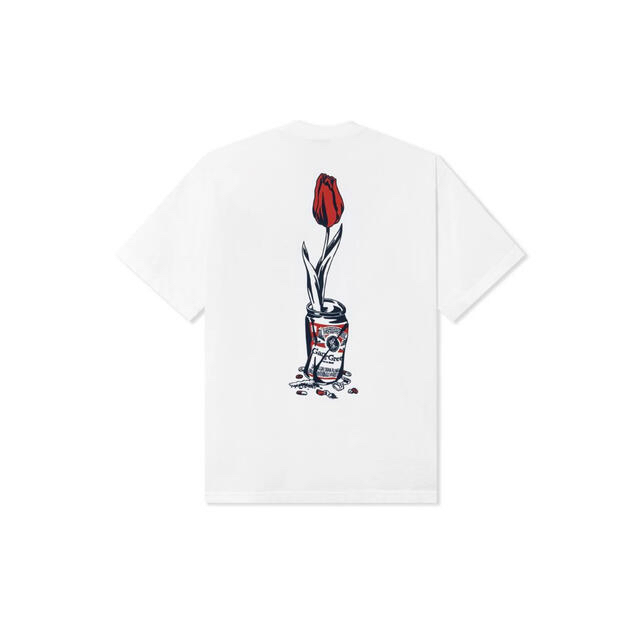 WASTED YOUTH WHITE LOGO T-SHIRT M