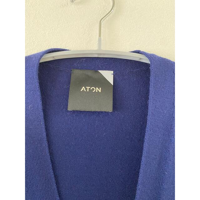 ATON 4.3万SLOW WOOL オーバーサイズカーディガンUNISEX