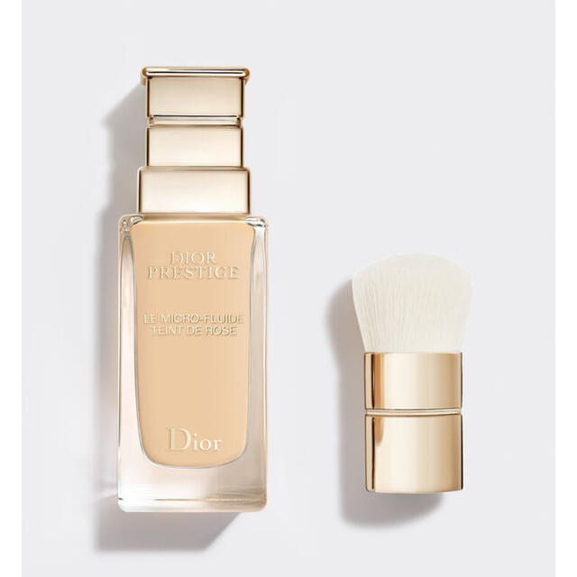 ファンデーションDior*プレステージルフルイドタンドゥローズ*リキッドファンデーション