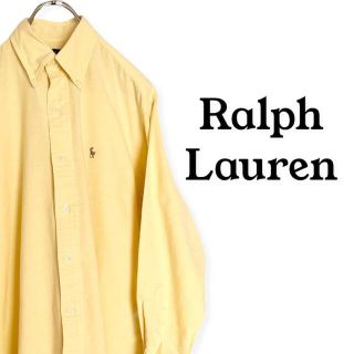 ラルフローレン(Ralph Lauren)のRalph Lauren ラルフローレン ボタンダウンシャツ サイズ7 イエロー(シャツ)