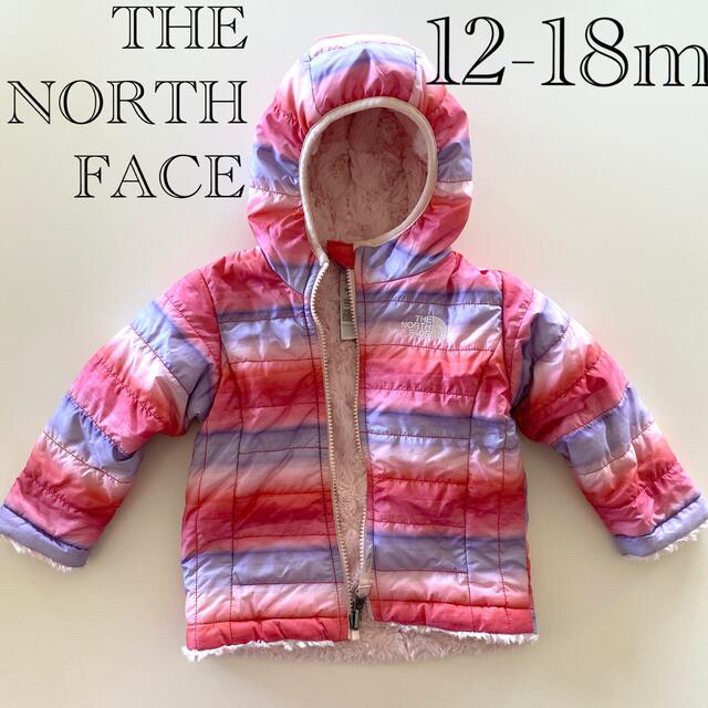 THE NORTH FACE(ザノースフェイス)のザノースフェイス　リバーシブル　ダウンジャケット　1歳　2歳 キッズ/ベビー/マタニティのベビー服(~85cm)(ジャケット/コート)の商品写真