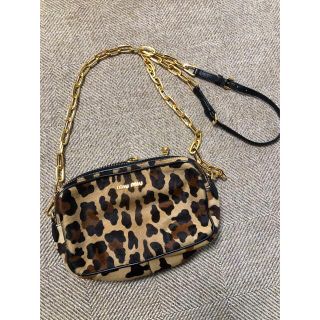 ミュウミュウ(miumiu)のmiumiu ヒョウ柄　レオパード　ハラコ　バッグ(トートバッグ)