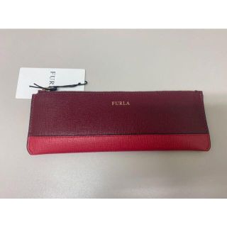 フルラ(Furla)のFURLA バビロン レッド ペンケース(ポーチ)