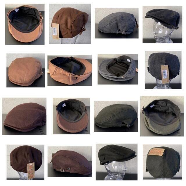 送料込 新品 特価 帽子 大きいサイズ メルトン ハンチング 深め 秋 冬 KH メンズの帽子(ハンチング/ベレー帽)の商品写真