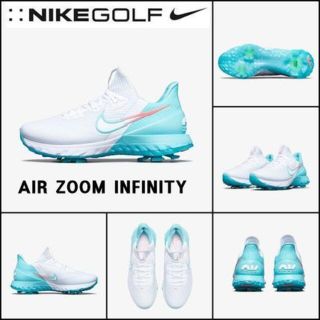 ナイキ(NIKE)の26cmワイド ナイキ エアズーム インフィニティ ツアー  オーロラグリーン(シューズ)