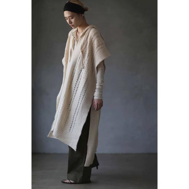 off定価little suzie Hoodie Knit Poncho