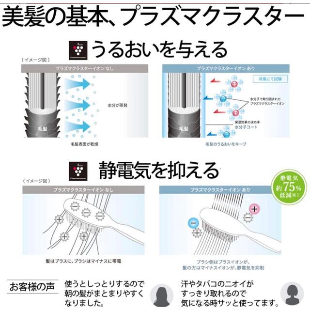 SHARP(シャープ)のSHARP  プラズマクラスタードライヤー IB-JP9-N スマホ/家電/カメラの美容/健康(ドライヤー)の商品写真