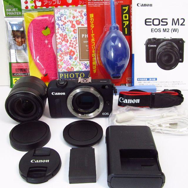 Canon(キヤノン)の___5sy4　様専用　★ キャノン EOS M2 レンズキット(11f) スマホ/家電/カメラのカメラ(デジタル一眼)の商品写真