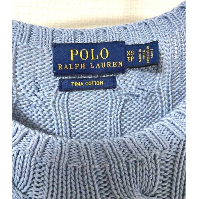 POLO RALPH LAUREN(ポロラルフローレン)の◆新品◆【ポロラルフローレン】ケーブルコットンニット セーター レディースのトップス(ニット/セーター)の商品写真