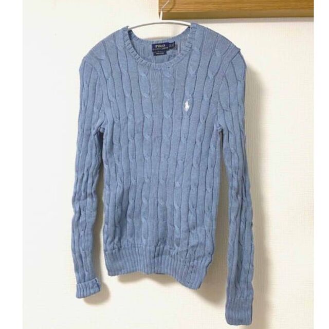 POLO RALPH LAUREN(ポロラルフローレン)の◆新品◆【ポロラルフローレン】ケーブルコットンニット セーター レディースのトップス(ニット/セーター)の商品写真