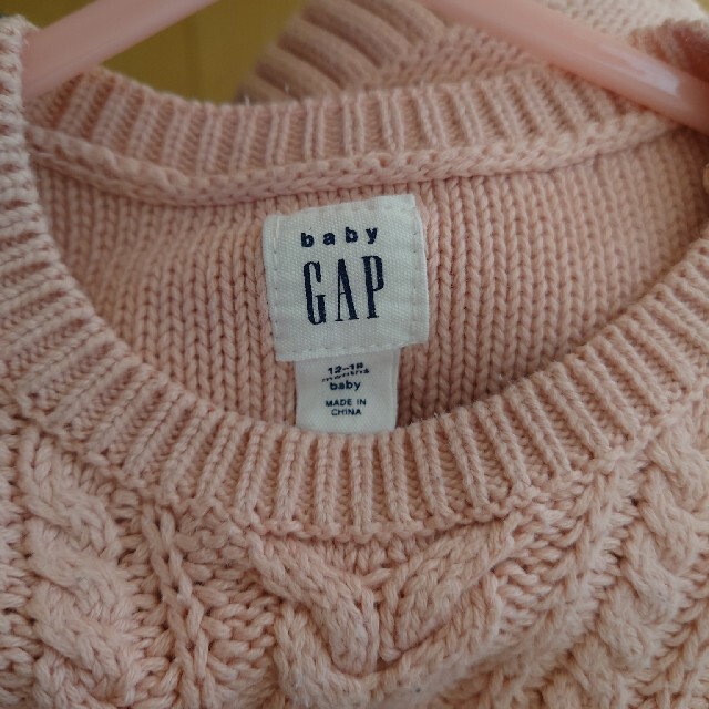 babyGAP(ベビーギャップ)のbabyGAP ニットワンピース 80cm キッズ/ベビー/マタニティのベビー服(~85cm)(ワンピース)の商品写真