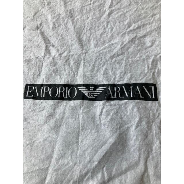 Emporio Armani(エンポリオアルマーニ)のエンポリオアルマーニ　布袋　グレー　巾着 レディースのバッグ(ショップ袋)の商品写真