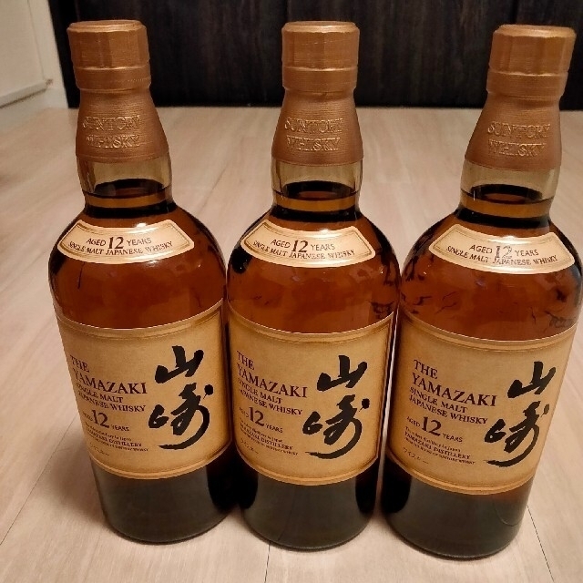 購入申請あり、サントリー山崎12年700ml 3本、白州12年6本、響21年1本